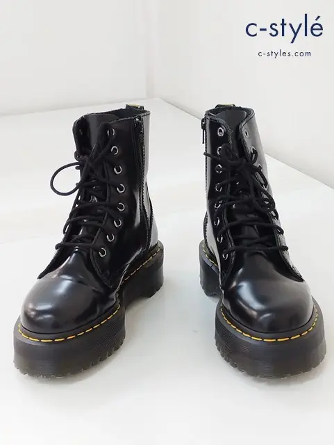 Dr.Martens ドクターマーチン JADON POLISHED SMOOTH UK5 ブラック 15265001 ブーツ レディース