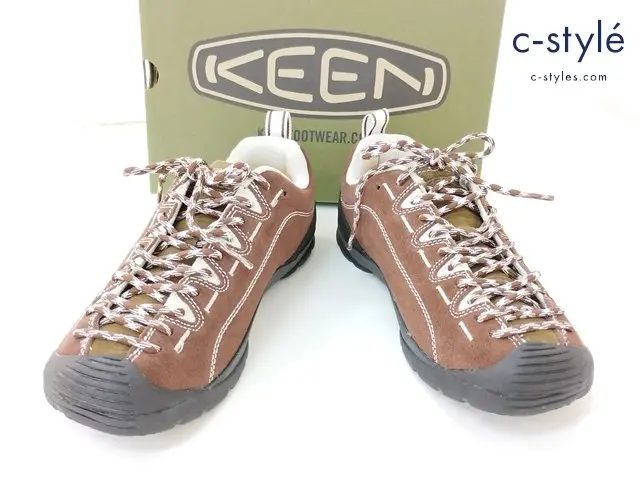 KEEN キーン スニーカー 25cm ブラウン JASPER 1012094 スウェード