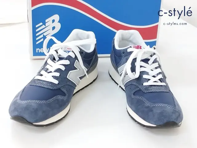 NEW BALANCE ニューバランス スニーカー 25cm ネイビー MRL996 AD スウェード