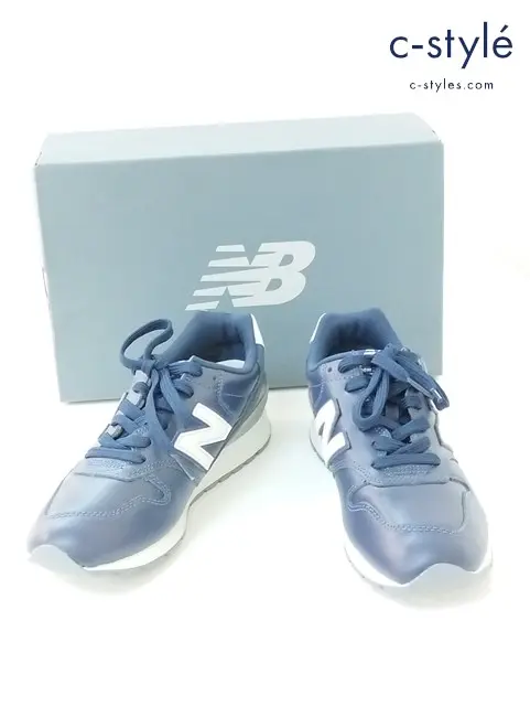 NEW BALANCE ニューバランス スニーカー 25cm ネイビー系 MRL996LS レザー