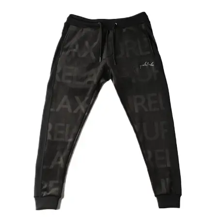 1PIU1UGUALE3 RELAX(ウノ ピゥ ウノ ウグァーレ トレ リラックス) [1PIU1UGUALE3 RELAX × JUST PLAY]VELOR LOGO LONG PANTS