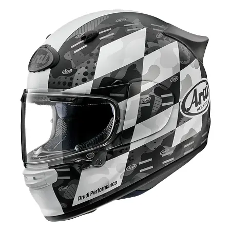 ARAI フルフェイス(アライ) フルフェイス アストロ-GX チェッカー〈白〉（つや消し）