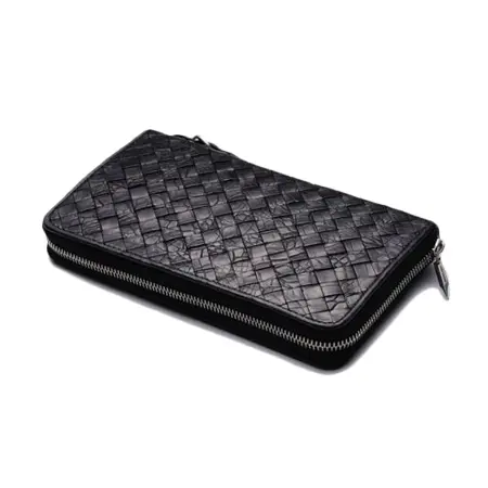 BACKLASH THE LINE(バックラッシュザライン) MESH CROCODILE ROUND FASTNER WALLET LARGE