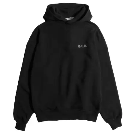 BALR.(ボーラー) パーカー JOEY BOX SATIN HOODIE B1261.1049 JET BLACK