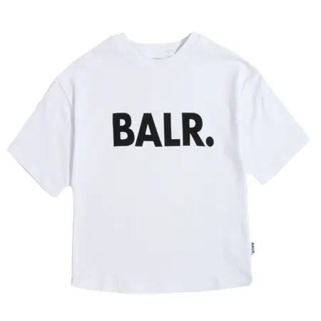 BALR.(ボーラー)  Tシャツ BRAND BOX T-SHIRT KIDS B7112.1011 BRIGHT WHITE