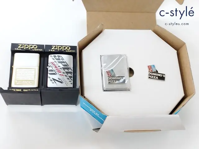 ZIPPO ジッポー オイルライター ドミノピザ ピンバッチ付 1996年 SPEED 2 CONTROL 1997年 他 計3点