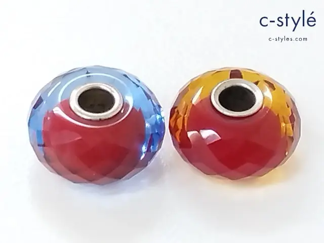 TROLLBEADS トロールビーズ ビーズチャーム マルチカラー アクセサリー 計2点