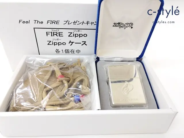 ZIPPO ジッポー オイルライター キリンビバレッジ Feel The FIRE 1999年製 スターリングシルバー 喫煙具