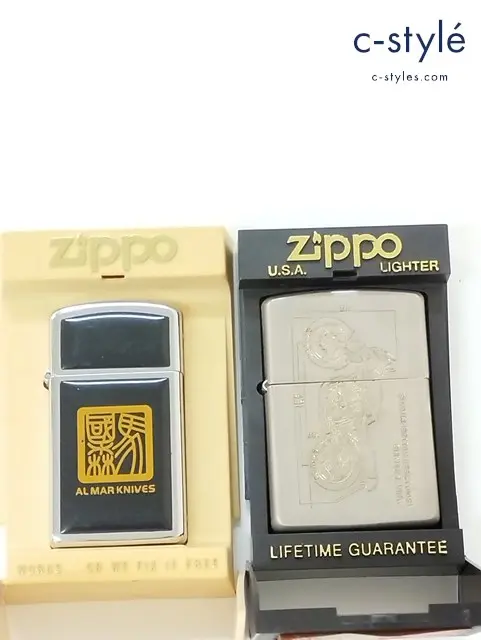 ZIPPO ジッポー オイルライター スズキ カタナ GSX1100S 1996年製 アルマーナイフ 1975年製 喫煙具