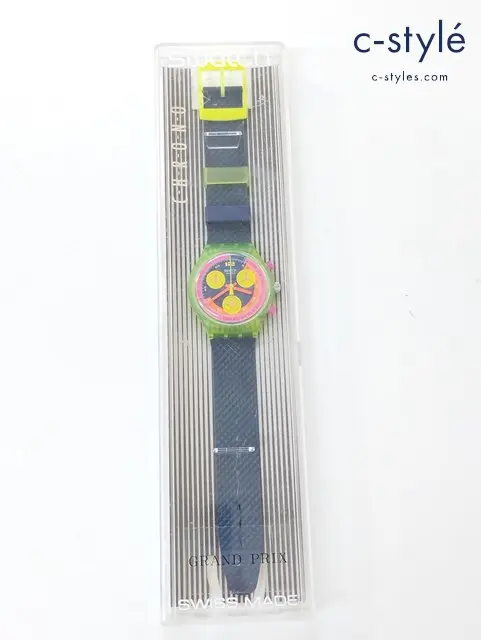 swatch スウォッチ 腕時計 クォーツ Originals Grand Prix SCJ101 マルチカラー クロノグラフ