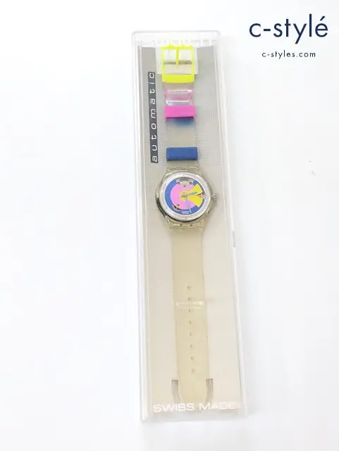 swatch スウォッチ 腕時計 機械式 自動巻き HAPPY WHEELS SAK109 マルチカラー