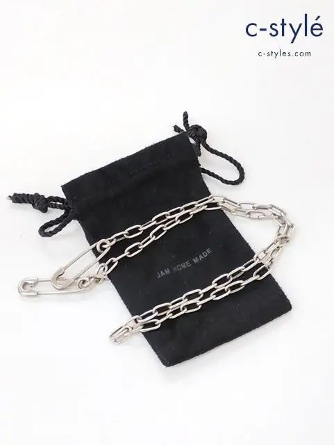 JAM HOME MADE ジャムホームメイド 安全ピン ウォレットチェーン シルバー アクセサリー Wallet Chain