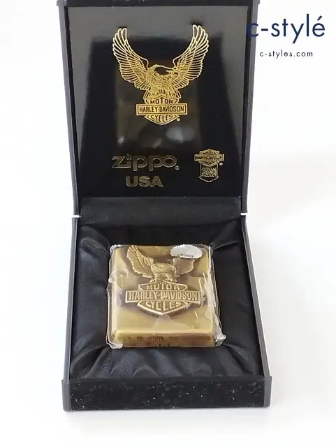 ZIPPO ジッポー オイルライター ハーレーダビッドソン イーグル 1993年製 ゴールド 喫煙具