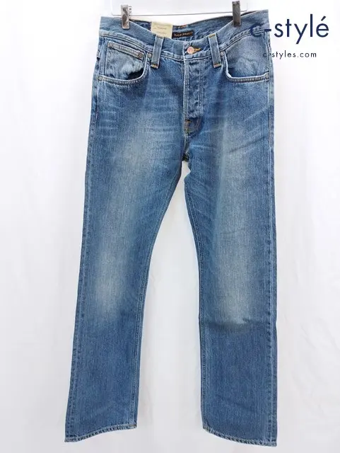 NUDIE JEANS ヌーディージーンズ AVERAGE JOE デニムパンツ NJ2652 W32 L32 インディゴ