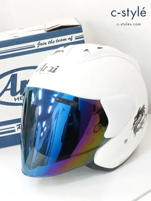 Arai アライ SZ-RAMⅢ ヘルメット 61.62cm未満 ホワイト バイク用品