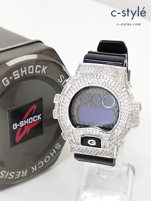 CASIO カシオ G-SHOCK ジーショック 腕時計 クォーツ DW-6900SC-8DR 3230 ブラック×シルバー 星 スターカスタム