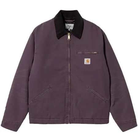 carhartt(カーハート) ジャケット OG DETROIT JACKET – Dark Plum / Black aged canvas