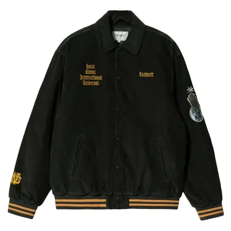 carhartt(カーハート) ジャケット LETTERMAN JACKET – Dark Cedar / Ochre