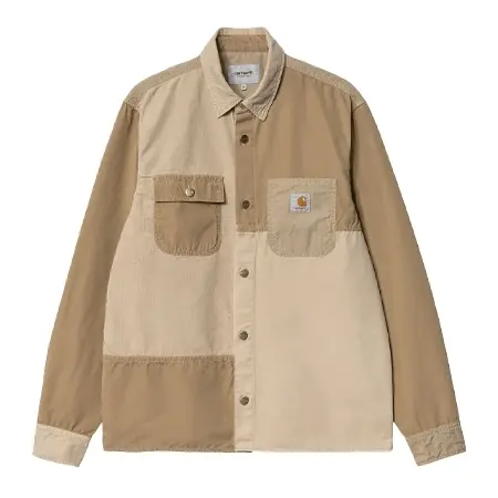 carhartt(カーハート) シャツ L/S MEDLEY SHIRT – Dusty H Brown (garment dyed)