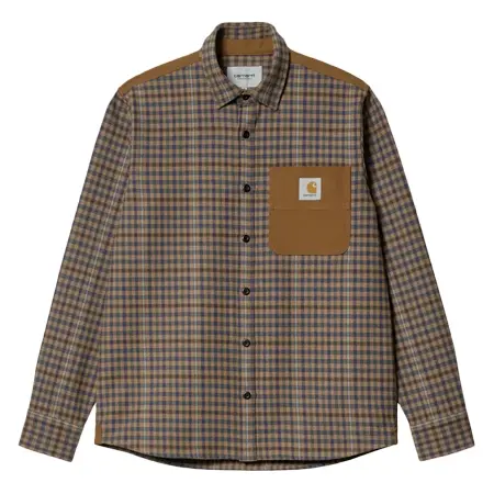 carhartt(カーハート) シャツ L/S ASHER SHIRT – Asher Check, Jasper / Hamilton Brown