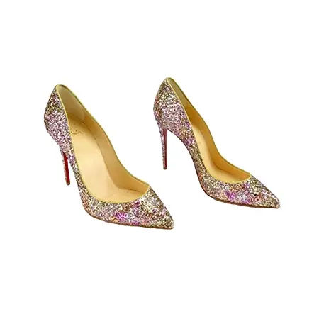 Rose gold louboutin on sale