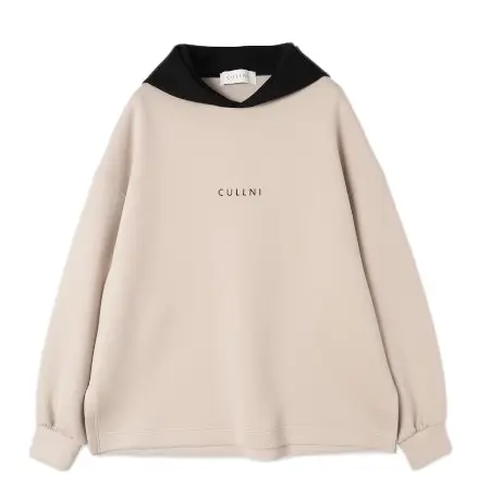 CULLNI(クルニ) パーカー CULLNI LOGO EMBROIDERY HOODIE BEIGE