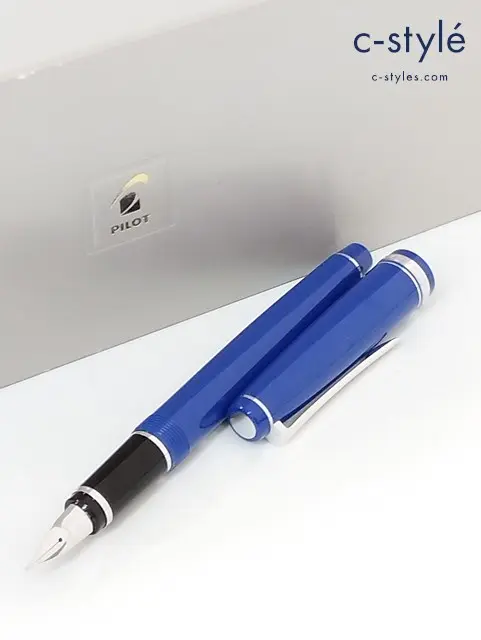 PILOT パイロット 万年筆 14K-585 SM 中字・軟 1212 ブルー系 筆記用具 文房具 Z-CR-GN