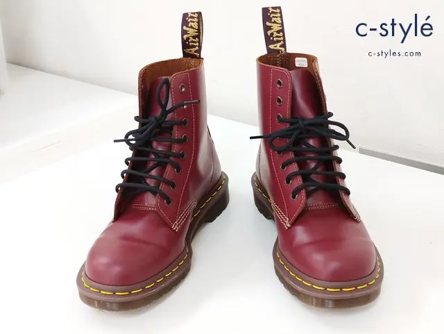 Dr.Martens ドクターマーチン 8ホールブーツ 1460 UK6 レッド系 英国製 シューズ 靴