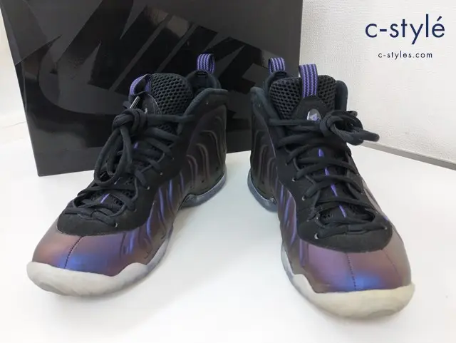 NIKE ナイキ LITTLE POSITE ONE GS 24.5ｃｍ ブラック×バーシティパープル 644791-005