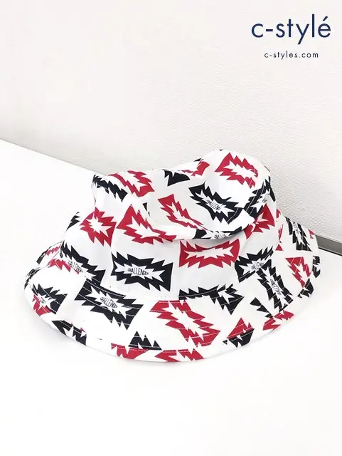 CHALLENGER チャレンジャー NATIVE BUCKET HAT L ホワイト系 ネイティブ柄 コットン