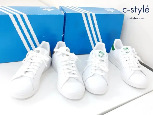 adidas アディダス スニーカー 24.5cm 25cm ホワイト STAN SMITH ローカット M20324 EE5798