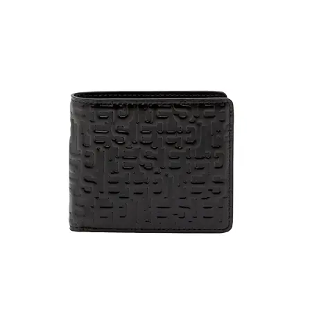 DIESEL(ディーゼル) 財布 Bi-fold wallet in monogram leather