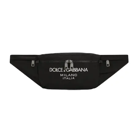 DOLCE & GABBANA(ドルチェ＆ガッバーナ) バッグ ウエストポーチ ナイロン ラバライズドロゴ