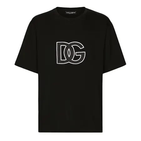 DOLCE & GABBANA(ドルチェ＆ガッバーナ) Tシャツ クルーネックTシャツ コットン DGパッチ