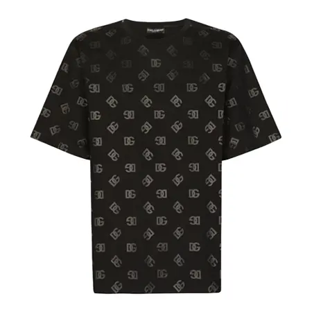 DOLCE & GABBANA(ドルチェ＆ガッバーナ) Tシャツ クルーネックTシャツ ジャージー DGモノグラムプリント