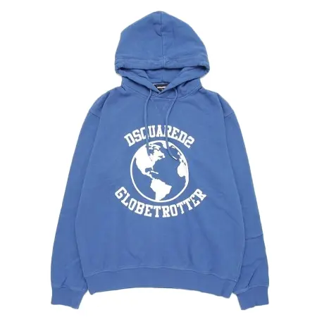 DSQUARED2(ディースクエアード) パーカー SWEATSHIRT /GLOBETROTTER HOODIE /COOL FIT /DYED /0222