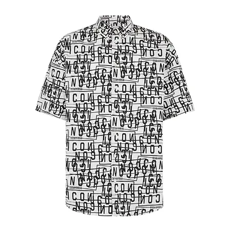 DSQUARED2(ディースクエアード) シャツ ICON STAMPS OVERSIZE SHORT SLEEVES SHIRT