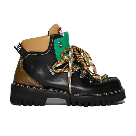 DSQUARED2(ディースクエアード) 靴 HIKING PATCH ANKLE BOOTS