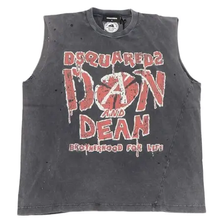 DSQUARED2(ディースクエアード) Tシャツ D AND D IRON TEE /ROCK WASH /0221