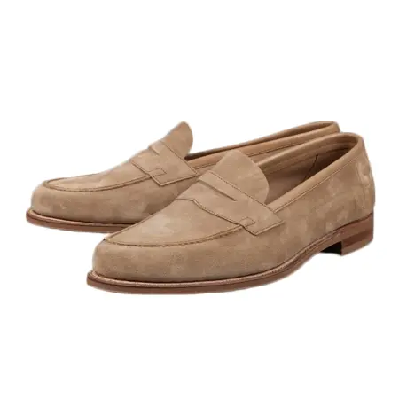 EDWARD GREEN(エドワードグリーン) デューク Duke unlined loafer in Mushroom Suede