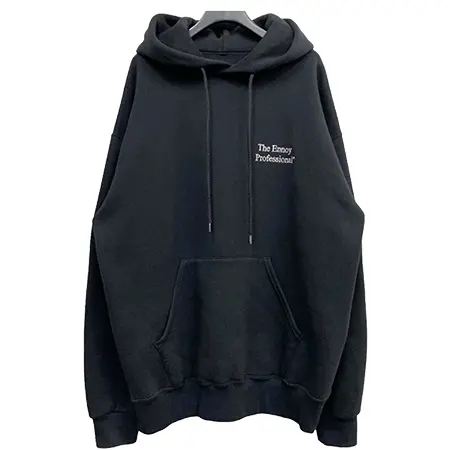 ENNOY(エンノイ) パーカー 22AW エンノイとスタイリスト私物 HOODIEロゴフーディパーカー ブラック