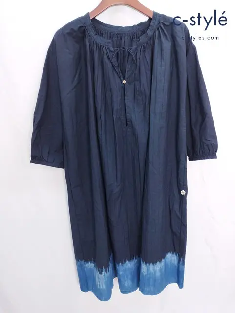 45R フォーティファイブアール ワンピース 0 ネイビー系 コットン100％