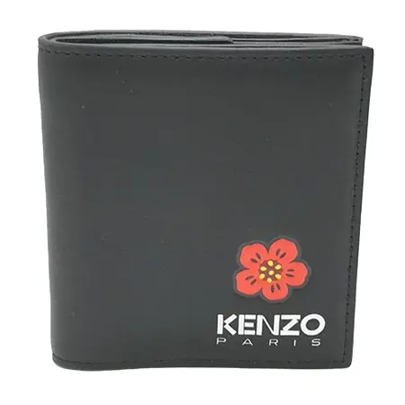 KENZO(ケンゾー) 財布 ミニ ‘KENZO VARSITY’ ソフト レザー ウォレット