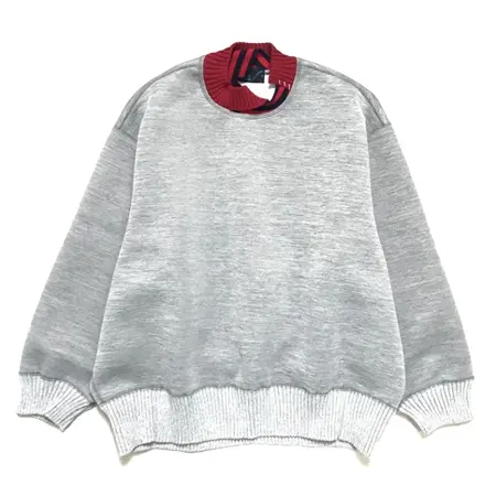 kolor(カラー) ニット PEダンボールニット切替プルオーバー