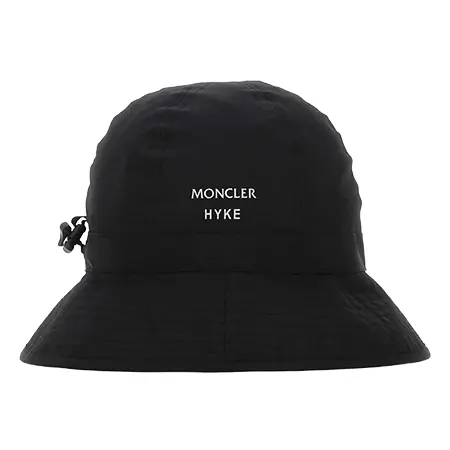 MONCLER(モンクレール) コラボ X HYKE ロゴ プリント バケット ハット