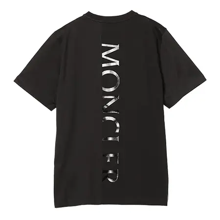 MONCLER(モンクレール) Tシャツ バック ロゴ クルーネック Tシャツ