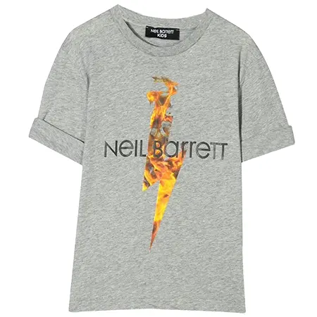 NEIL BARRETT(ニールバレット) キッズ プリント Tシャツ