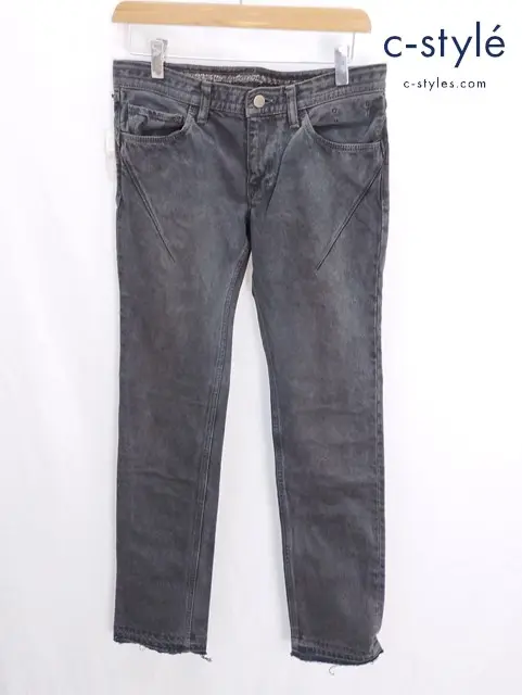 NUMBER (N)INE ナンバーナイン デニムパンツ 1 ブラック ジッパーフライ S08NNP004B