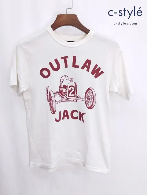 FREEWHEELERS POWER WEAR パワーウェア RAJO JACK Tシャツ 36 ホワイト 半袖