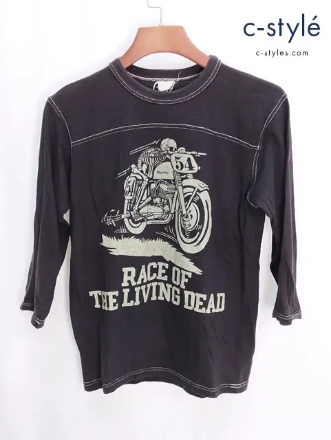 POWER WEAR パワーウェア RACE OF THE LIVING DEAD Tシャツ 茶系 / FREEWHEELERS フリーホイーラーズ